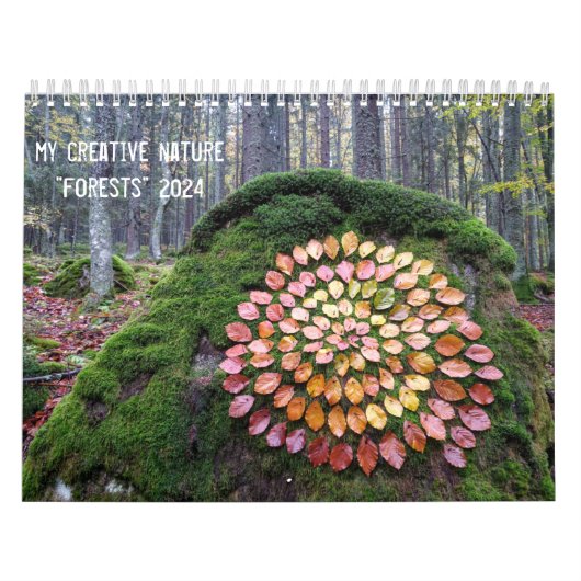 calendrier forêts 2024 art paysage nature (Protection)