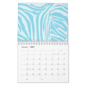 Calendrier formes circulaires motif transparent (Jan 2027)