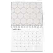 Calendrier formes circulaires motif transparent (Mar 2027)