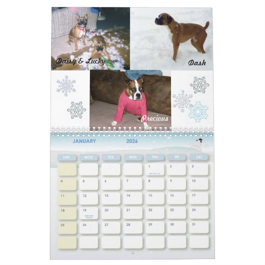 Calendrier fou 2011 de boxeur (Jan 2026)