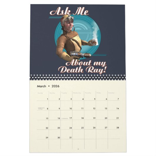 Calendrier fou de la Science (Mar 2026)