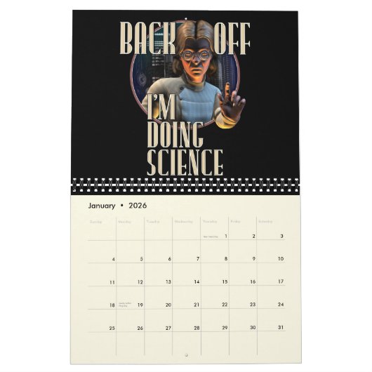 Calendrier fou de la Science (Jan 2026)