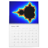 Calendrier fractal Mandelbrot 2011 (Jan 2027)