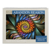 Calendrier Fractale Abstraite florale 2026 (Protection)