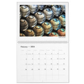 Calendrier Fractales Abstraites futuristes 2026 (Feb 2026)