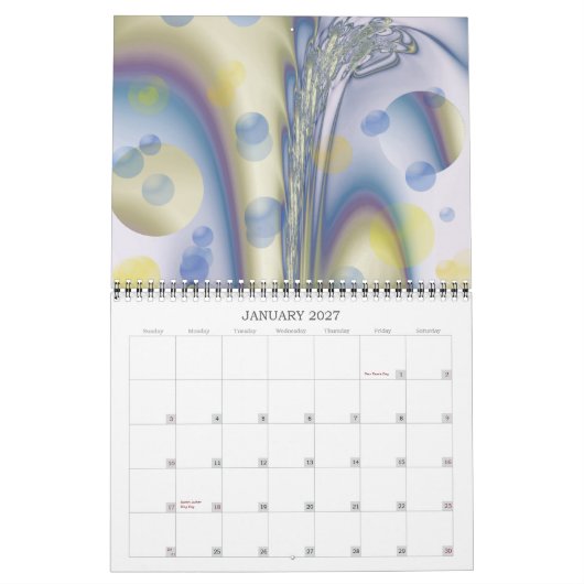 Calendrier Fractals 2009 ! (Jan 2027)