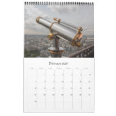 Calendrier France TOUR EIFFEL Paris - (Feb 2027)