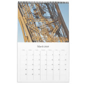 Calendrier France TOUR EIFFEL Paris - (Mar 2026)