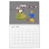 Calendrier Franche-Comté, France (Jan 2027)