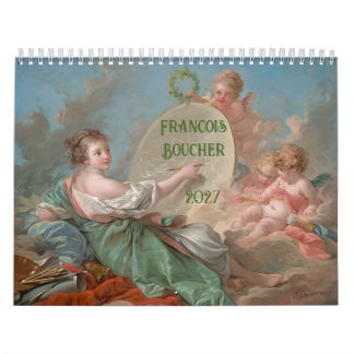 Calendrier Francois Boucher Art de Rococo Peinture 2027