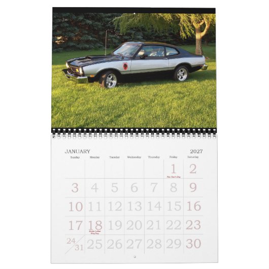 Calendrier Francs-tireurs et comètes 2012 (Jan 2027)