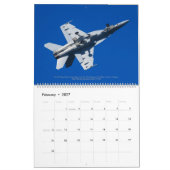 Calendrier Frelons F/A-18 superbes de VFA-122 "Eagles volant (Feb 2027)