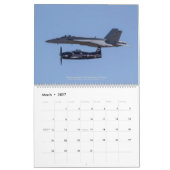 Calendrier Frelons F/A-18 superbes de VFA-122 "Eagles volant (Mar 2027)