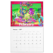 Calendrier FriendFish dessin animé poisson (Feb 2027)