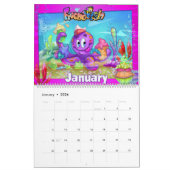 Calendrier FriendFish dessin animé poisson (Jan 2026)