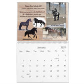 Calendrier frison 2013 de cheval colossal (Jan 2027)