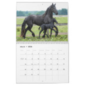 Calendrier frison de cheval (Mar 2026)