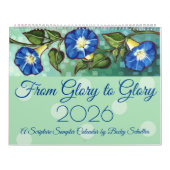 Calendrier "From Glory to Glory" 2026 Scripture Calendar (Protection)