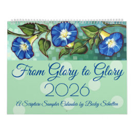 Calendrier "From Glory to Glory" 2026 Scripture Calendar