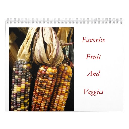 Calendrier Fruit et légume préférés (Protection)