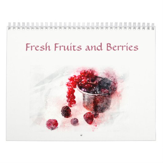 Calendrier Fruits fraiches et fruits frais et baies Nature (Protection)