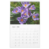 Calendrier Full Bloom 2025 Calendar one-page medium (Mar 2026)