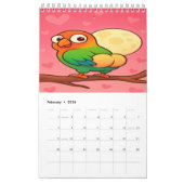 Calendrier Full Moon Animals 2026 Funny Wall Calendar (Feb 2026)