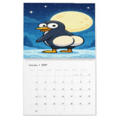 Calendrier Full Moon Animals 2026 Funny Wall Calendar (Jan 2027)