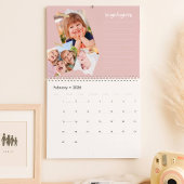 Calendrier Fun Family Photo Collage Scrapbook Memory Journal
