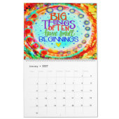 Calendrier Fun Inspirationnel Vibes Positives Inspiribilité (Jan 2027)