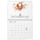 Calendrier Fun & Quirky Dessin de filles (Feb 2027)