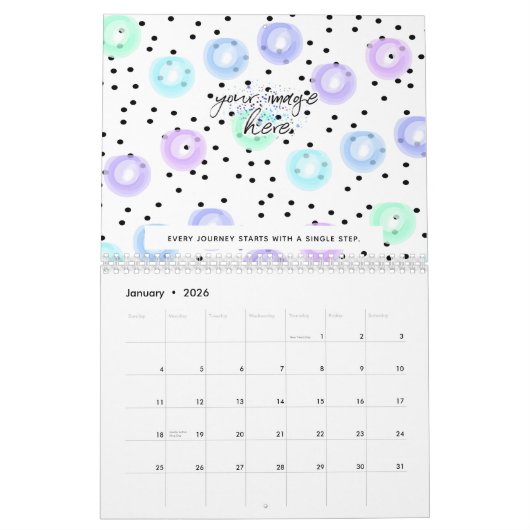 Calendrier Funfetti (Jan 2026)