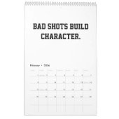Calendrier Funny 2026 Calendar Golf Quotes Golfer Dad Coach (Feb 2026)