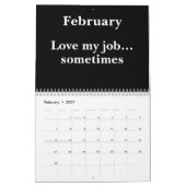 Calendrier Funny 2026 Office Quote Calendar (Feb 2027)