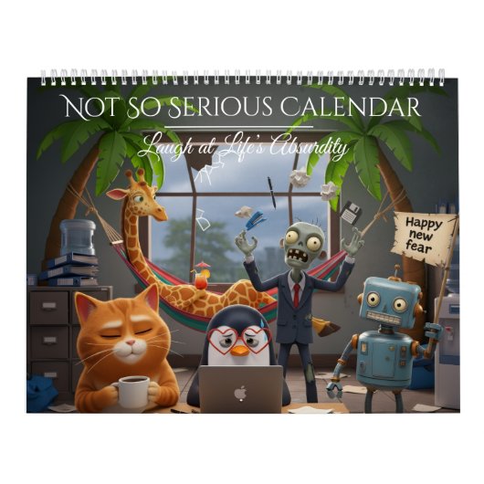 Calendrier Funny Animal Calendar – Quirky & Edgy Humor (Protection)