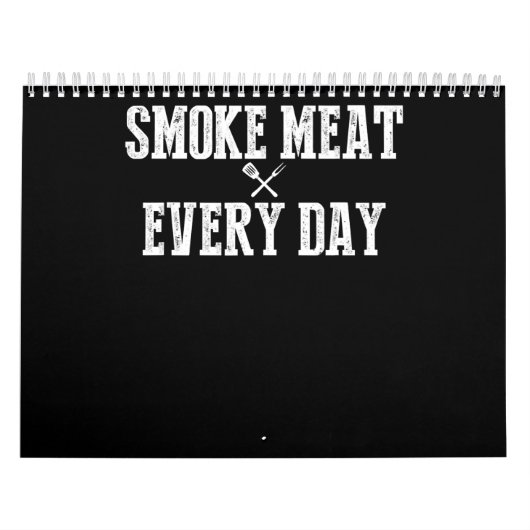 Calendrier Funny Bbq Smoker Accessoire Pitmaster Papa Grillin (Protection)