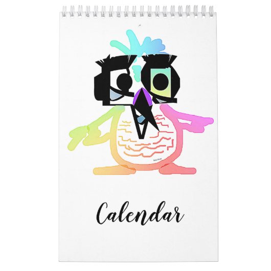 Calendrier FUNNY BIRD (Protection)