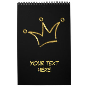 Calendrier Funny Couronne d'or - luxe royal 1