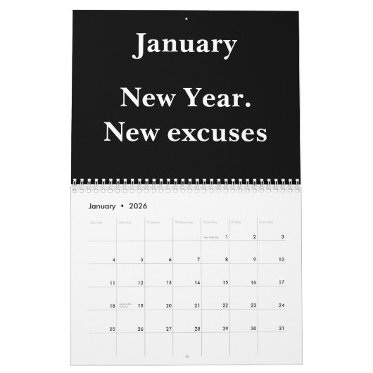 Calendrier Funny Coworker Wall Calendar 2026 (Jan 2026)