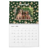 Calendrier Funny Dachshund Photos personnalisées Texte mignon (Mar 2026)