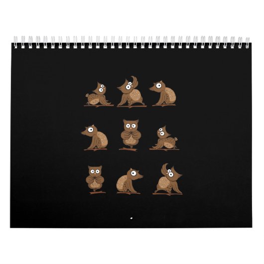 Calendrier Funny Owl Motif d'émotion (Protection)