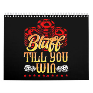 Calendrier Funny Poker I Loker Poker Bluff jusqu'à ce que v