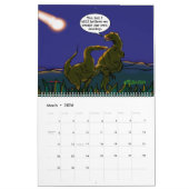 Calendrier Funny Satire Dinosaur Cartoons Parody Humans (Mar 2026)
