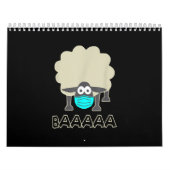 Calendrier Funny Sheep With Face Mask | Sheeple Venin (Protection)