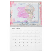 Calendrier Furry Friends Watercolor Rabbit Calendar (Mar 2027)