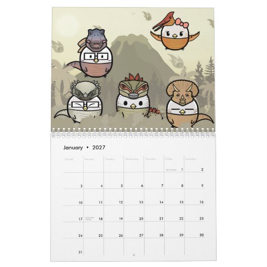 Calendrier Gacha Chicken_ (Jan 2027)
