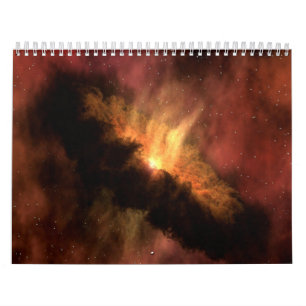 CALENDRIER GALAXIE EXTRAORDINAIRE AUX ÉTOILES LUMINEUSES