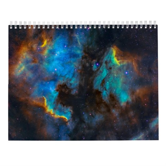 Calendrier Galaxie Univers Système Solaire (Dos)