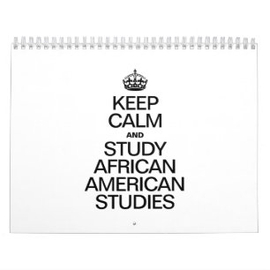 CALENDRIER GARDER LE CALME ET ÉTUDIER LES ÉTUDES AFRICAINES A