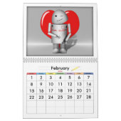 Calendrier Gardez Robo-x9 autour pour le Nouvel An ! (Feb 2026)